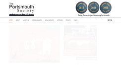 Desktop Screenshot of portsmouthsociety.org.uk